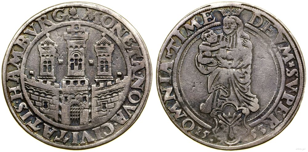 Niemcy, półtalar, 1553