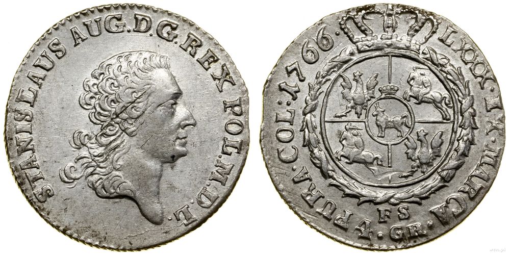 Polska, złotówka, 1766 FS