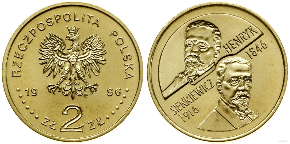 Polska, 2 złote, 1996