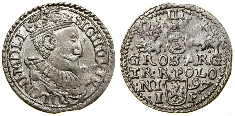 Polska, trojak, 1597