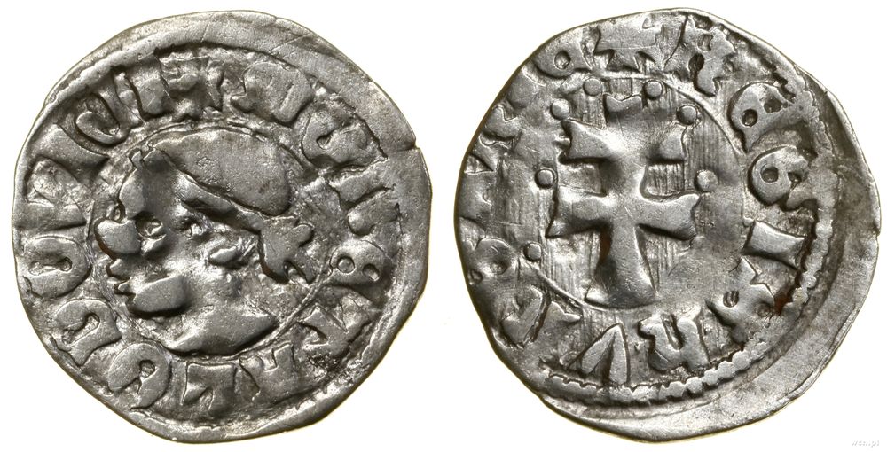 Polska, denar, (ok. 1358–1366)