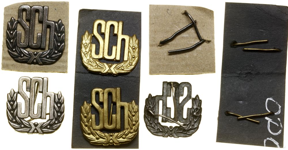 Polska, zestaw 4 oznak, od 1971