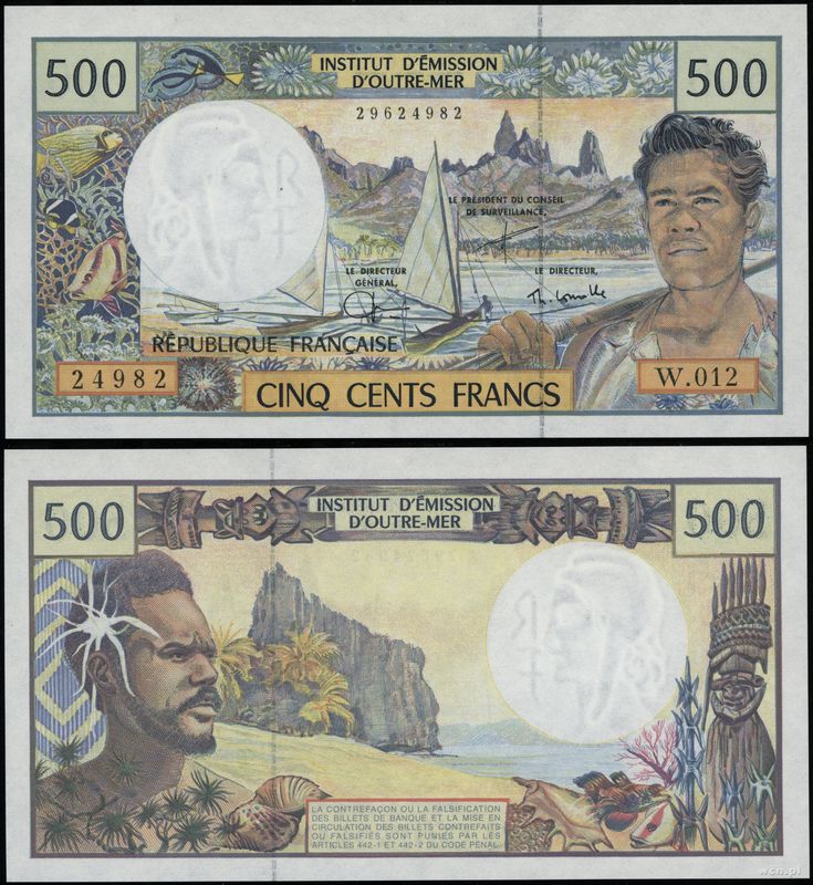 Francja, 500 franków, 1992
