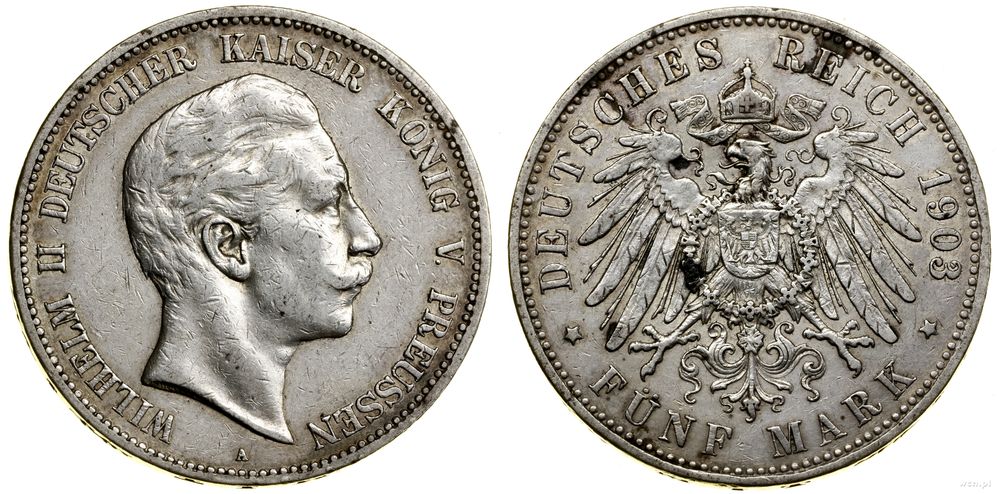 Niemcy, 5 marek, 1903 A