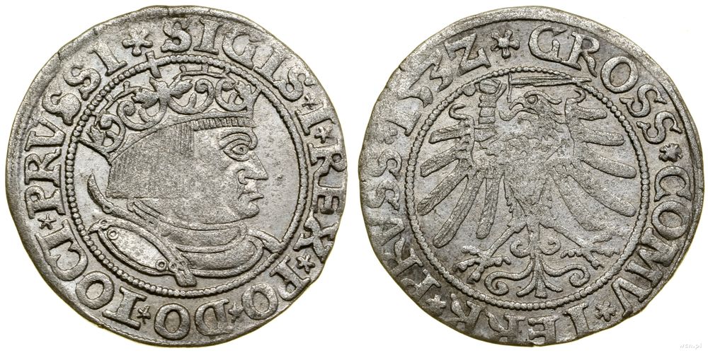 Polska, grosz, 1532