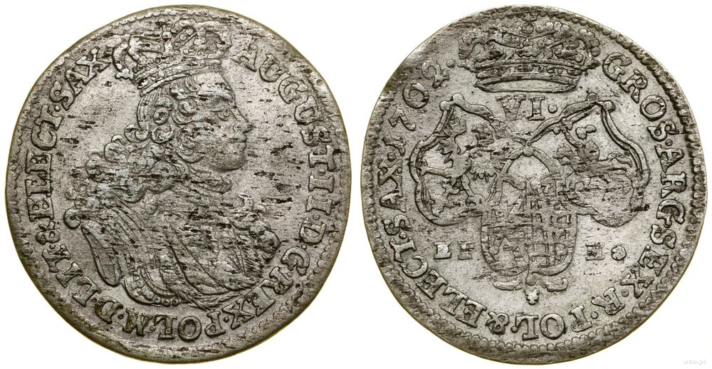 Polska, szóstak, 1702 EPH