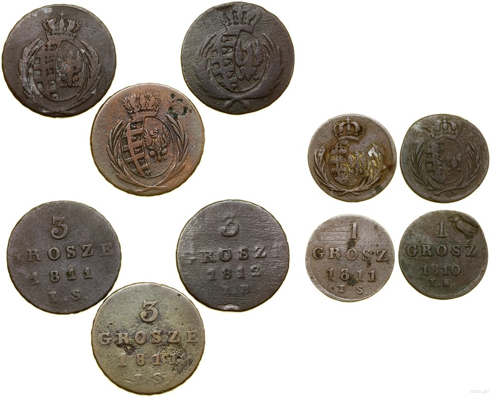 Polska, zestaw 5 monet