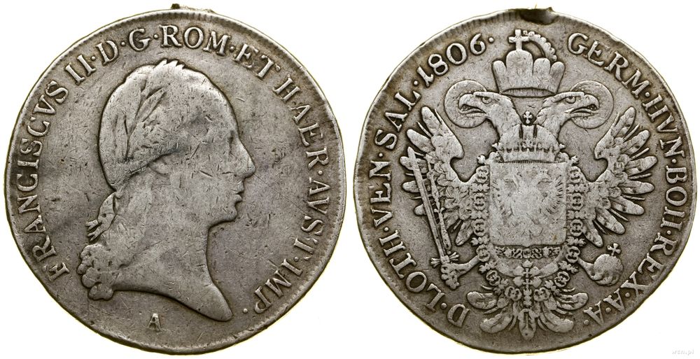 Austria, 1/2 talara, 1806 A