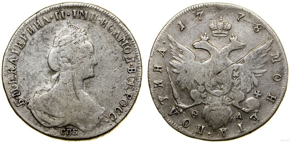 Rosja, połtina, 1778