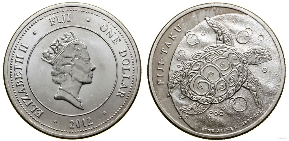 Fidżi, 1 dolar, 2012
