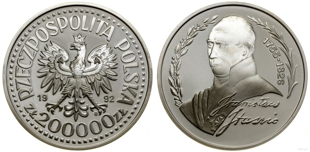 Polska, 200.000 złotych, 1992