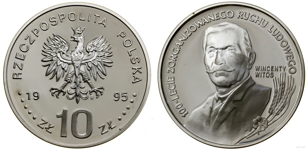 Polska, 10 złotych, 1995