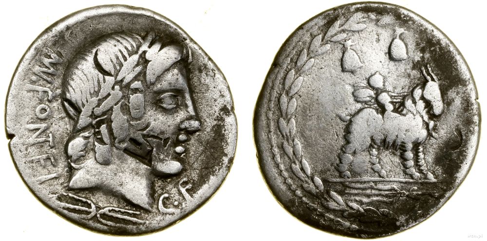 Republika Rzymska, denar, (85 pne)