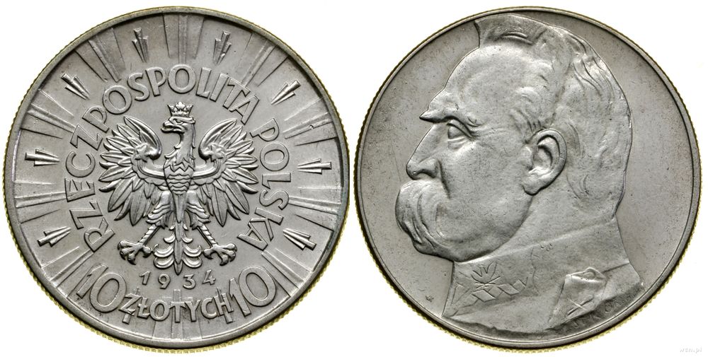 Polska, 10 złotych, 1934