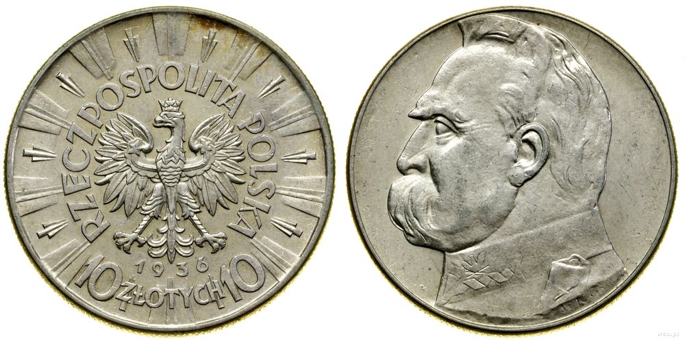 Polska, 10 złotych, 1936