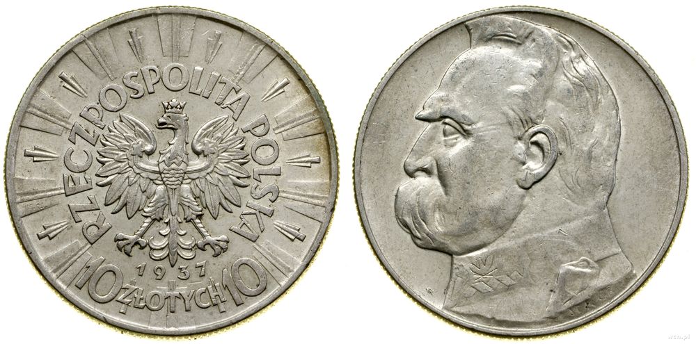 Polska, 10 złotych, 1937