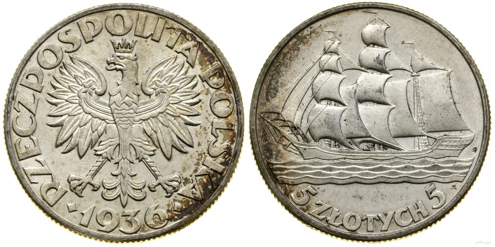 Polska, 5 złotych, 1936