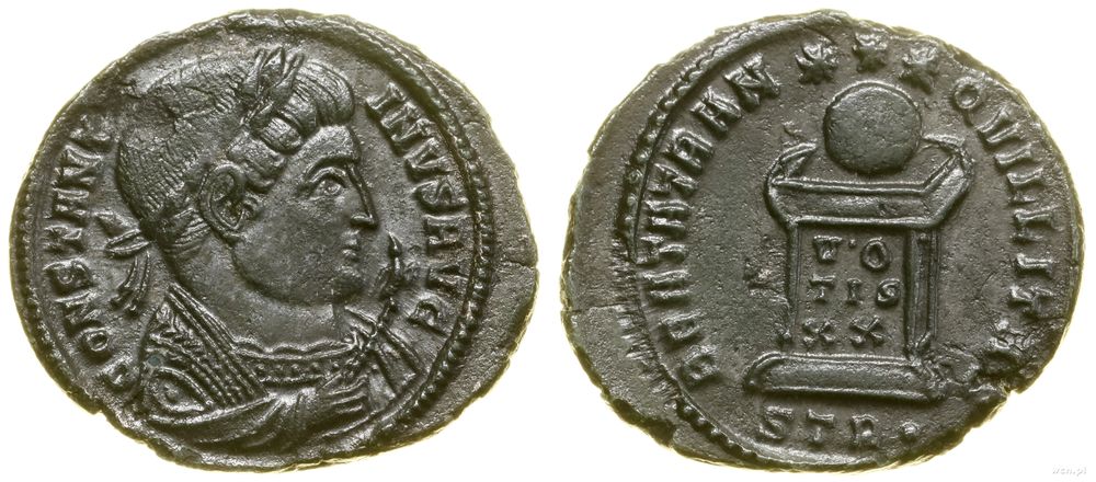 Cesarstwo Rzymskie, follis, 322