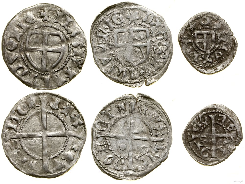 Zakon Kawalerów Mieczowych, zestaw 3 monet