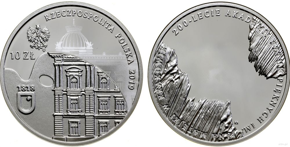 Polska, 10 złotych, 2019