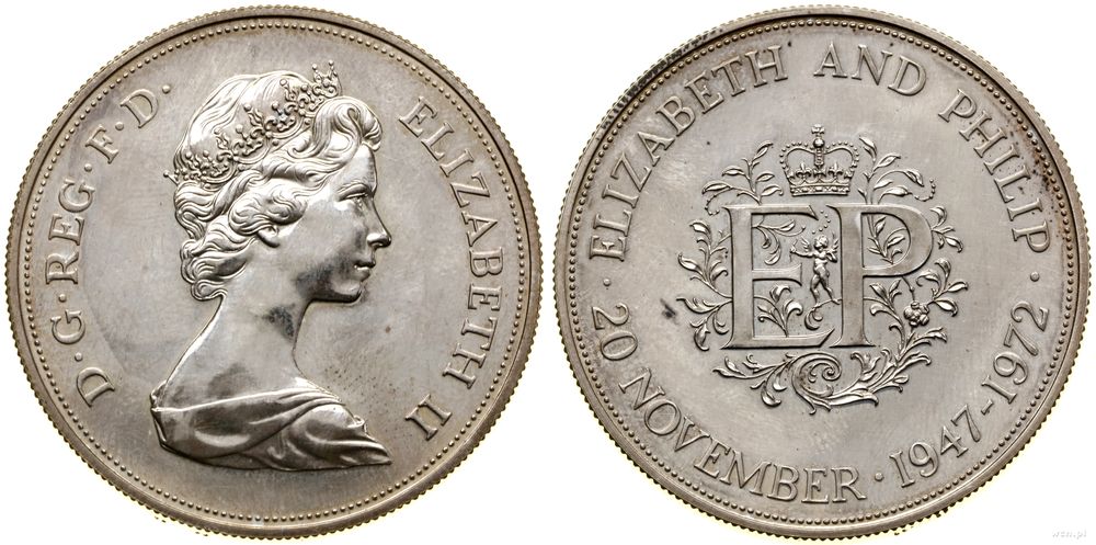 Wielka Brytania, 25 nowych pensów, 1972