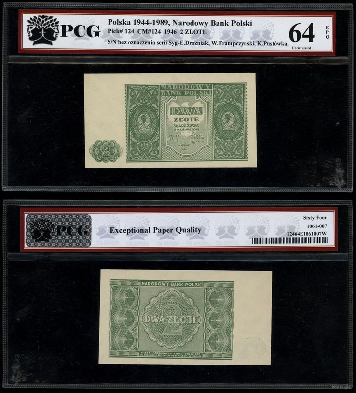 Polska, 2 złote, 15.05.1946