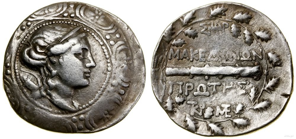 Grecja i posthellenistyczne, tetradrachma, (167–149 pne)