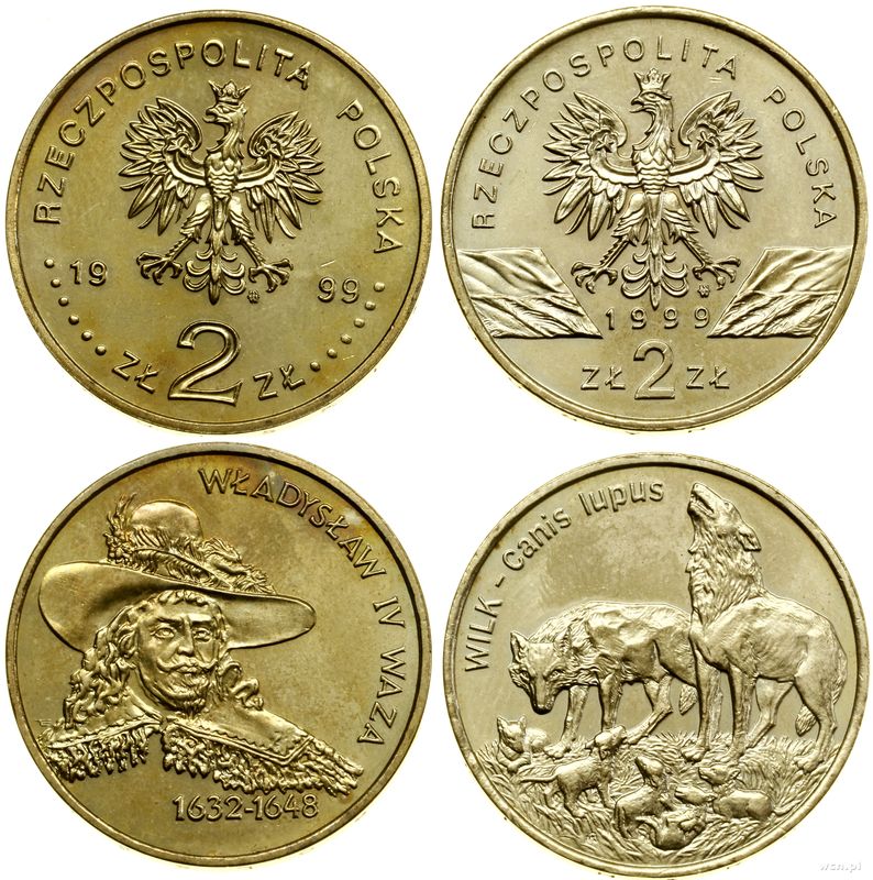 Polska, 2 złote, 1999