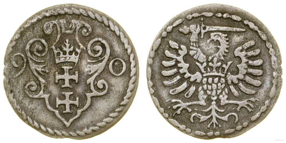 Polska, denar, 1590