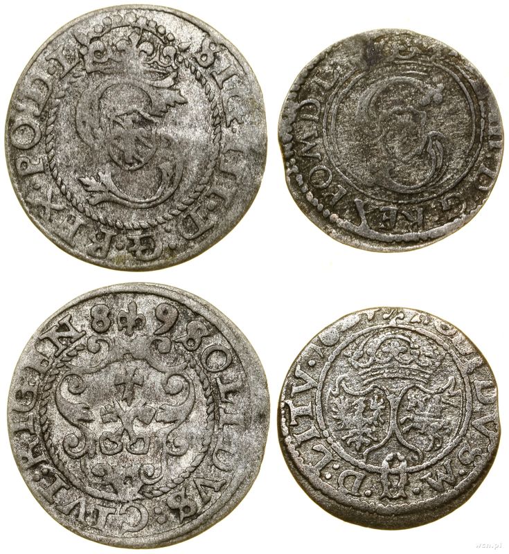 Polska, zestaw 2 szelągów