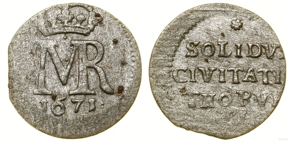 Polska, szeląg, 1671