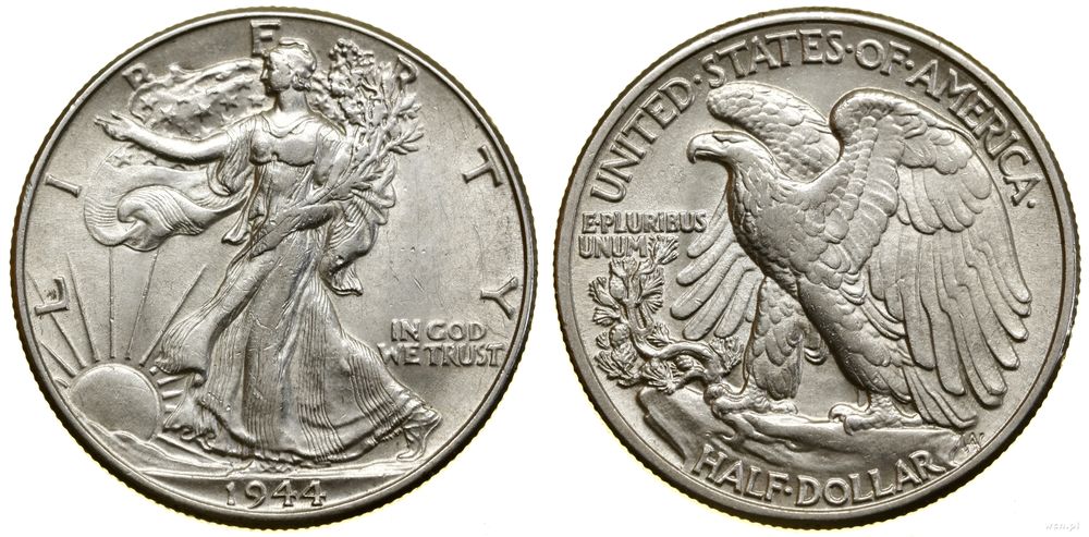 Stany Zjednoczone Ameryki (USA), 1/2 dolara, 1944