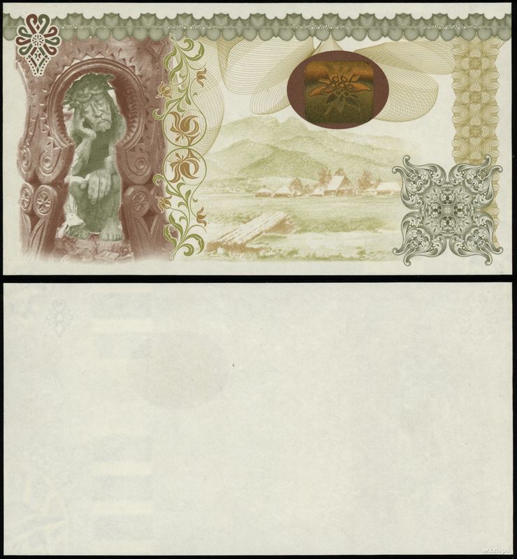 Polska, druk reklamowy PWPW – Chrystus Frasobliwy, (2010)