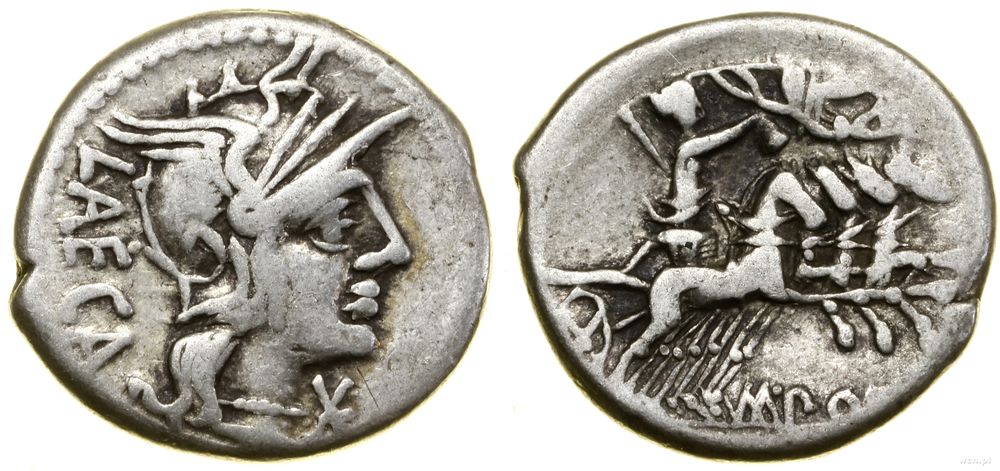 Republika Rzymska, denar, (125 pne)