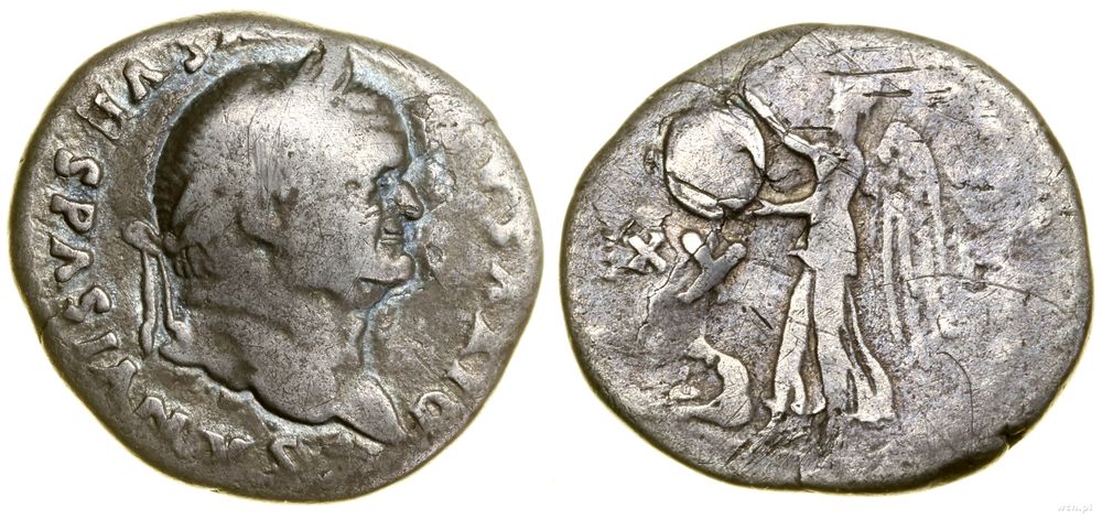 Cesarstwo Rzymskie, denar pośmiertny, (80–81)