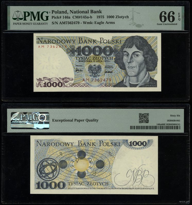 Polska, 1.000 złotych, 2.07.1975