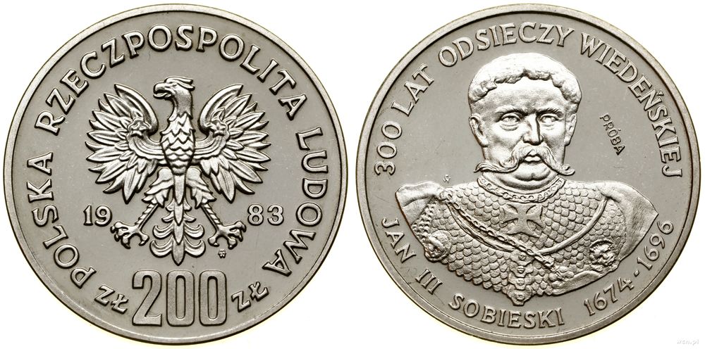 Polska, 200 złotych, 1983