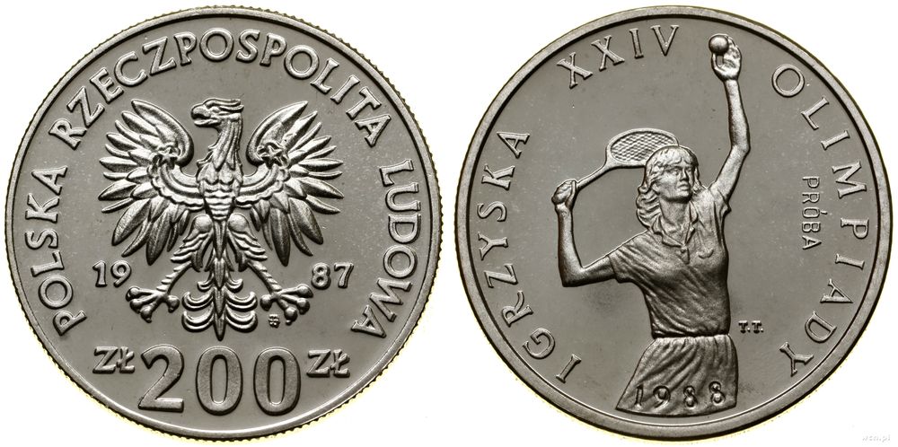 Polska, 200 złotych, 1987