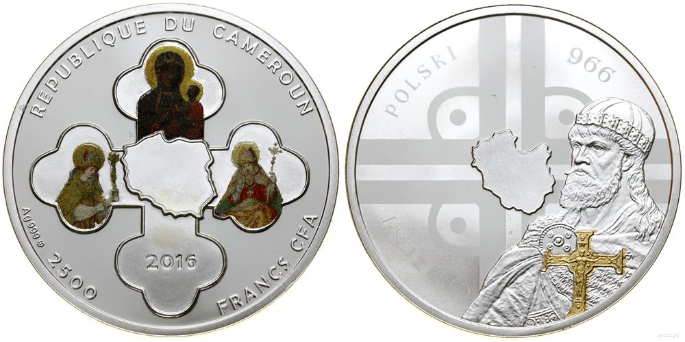 Kamerun, 2.500 franków, 2016