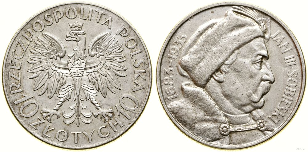 Polska, 10 złotych, 1933