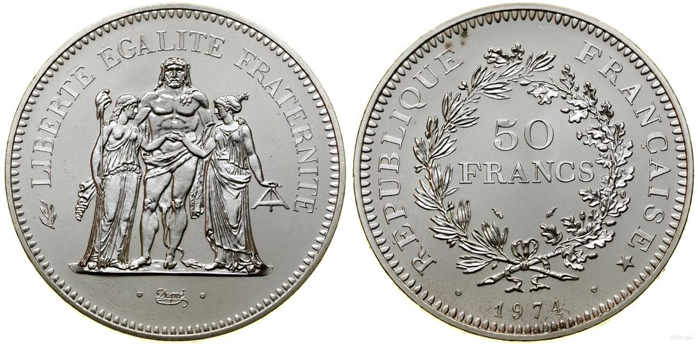 Francja, 50 franków, 1974