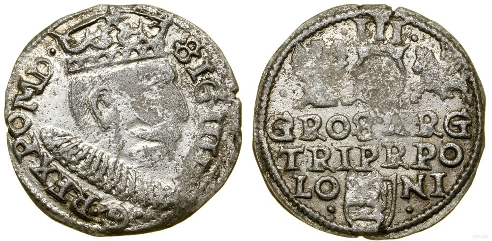 Polska, trojak anomalny, bez daty