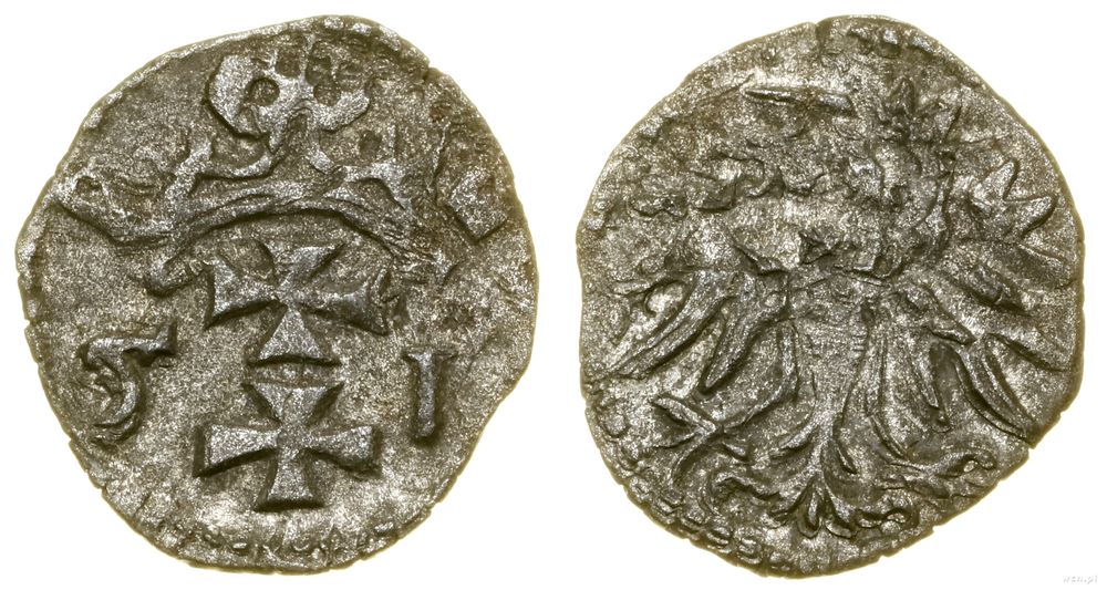 Polska, denar, 1551