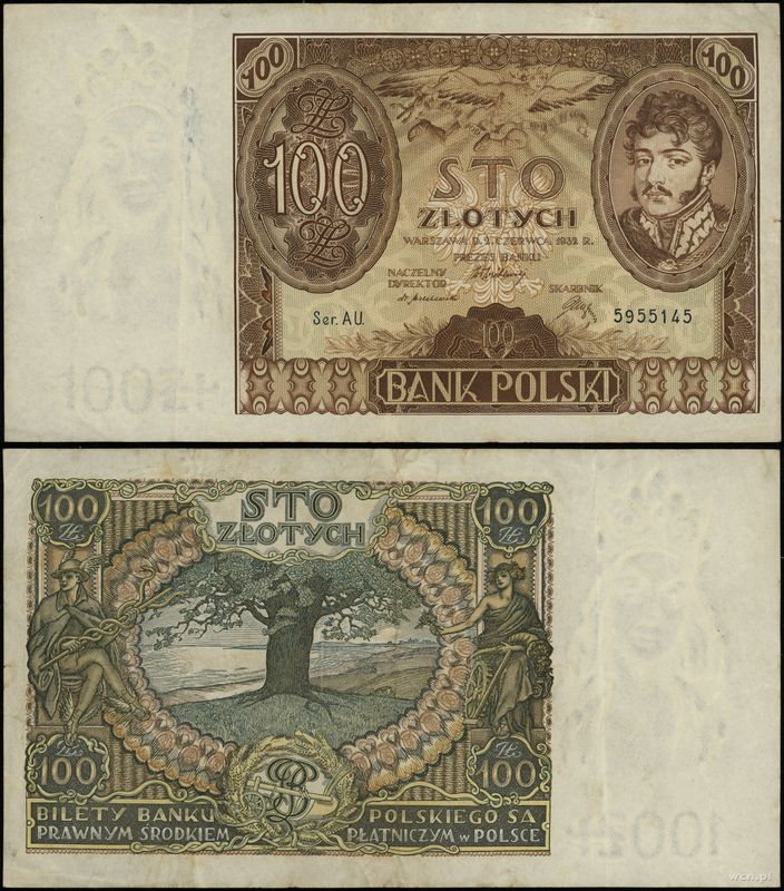Polska, 100 złotych, 2.06.1932