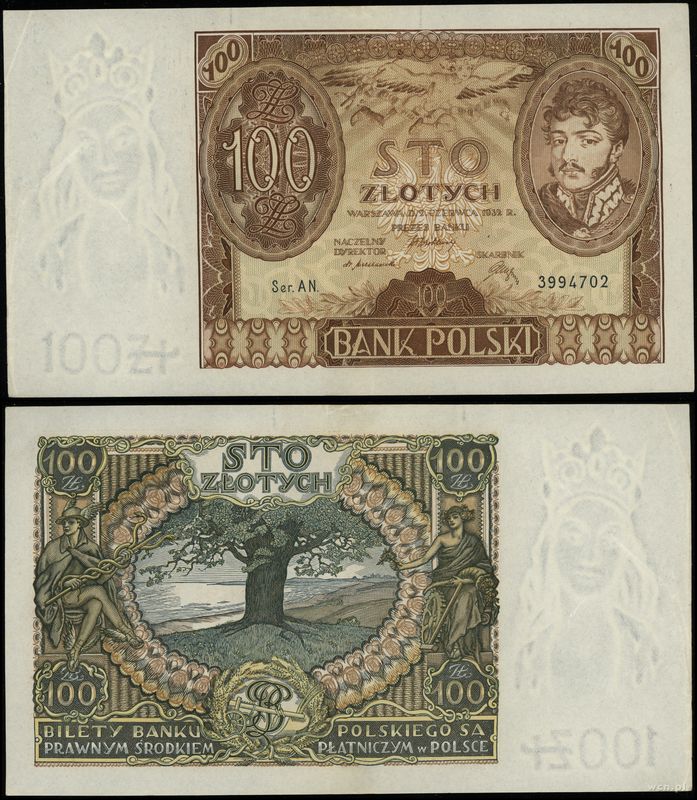 Polska, 100 złotych, 2.06.1932