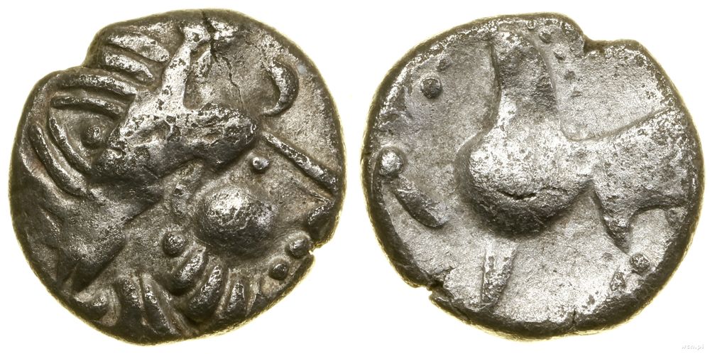 Celtowie Wschodni, drachma typu Kugelwange, (ok. II w. pne)