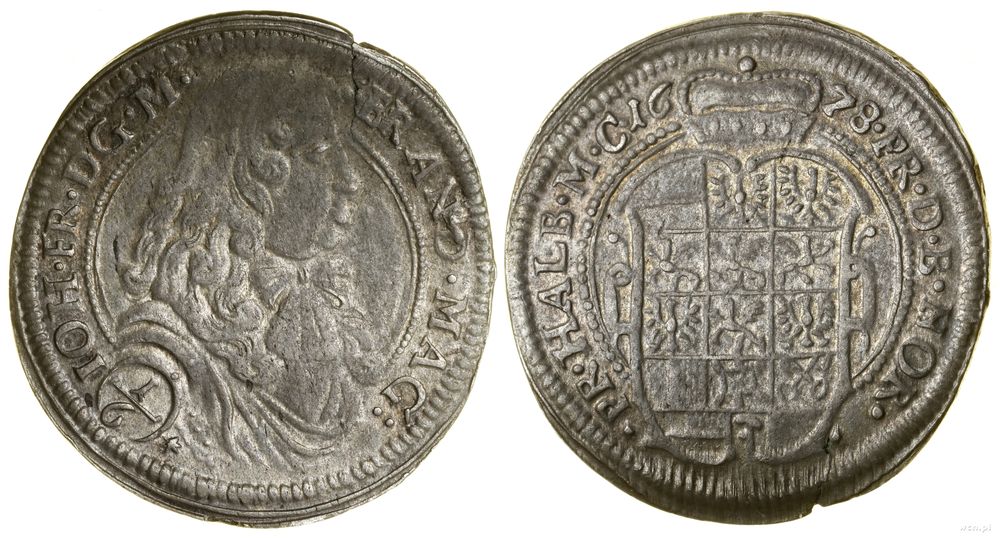 Niemcy, 1/6 talara, 1678