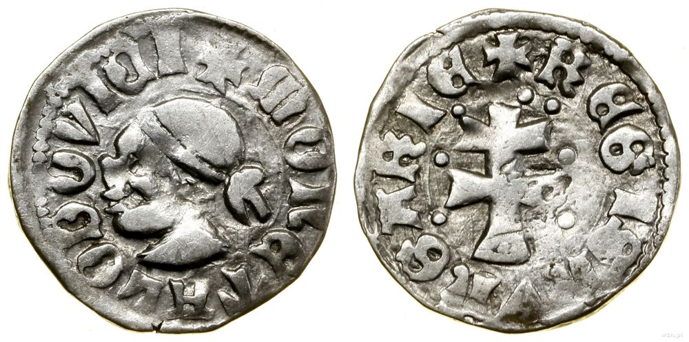 Polska, denar, (ok. 1358–1366)