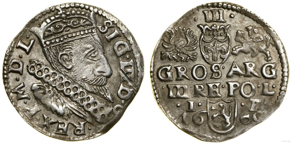 Polska, trojak, 1600