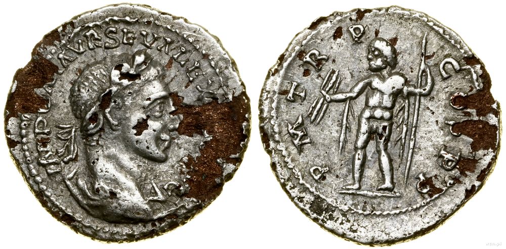 Cesarstwo Rzymskie, denar - suberat, (222)